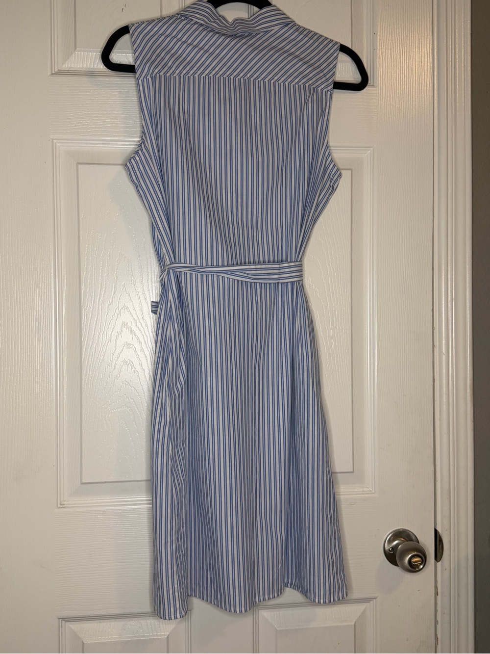 Tommy Hilfiger Sleeveless Striped Shirt Dress NWT Size 6 - Picture 3 of 4